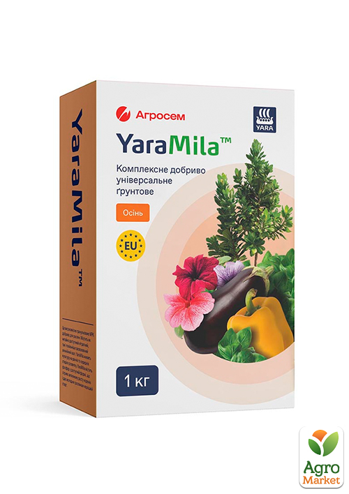 

Удобрение универсальное грунтовое, осень ТМ YaraMila 1кг