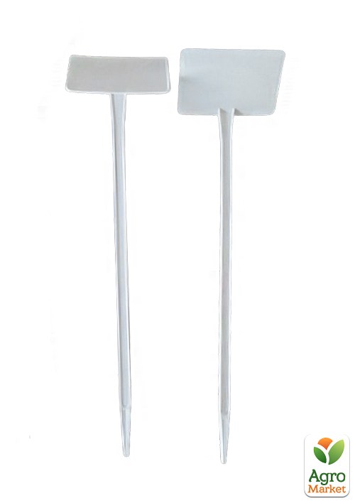 

Посадочные таблички белые для маркировки 83 х 55 мм , пика 290 мм, 10шт