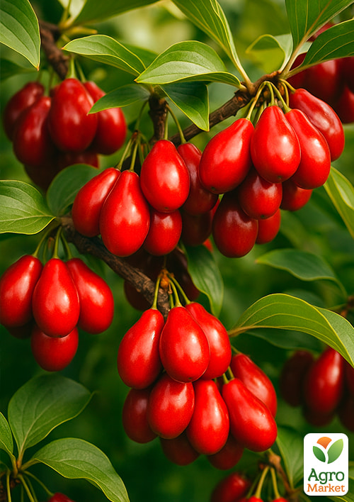 

Кизил Старокиївський (великоплідний, середній термін дозрівання)