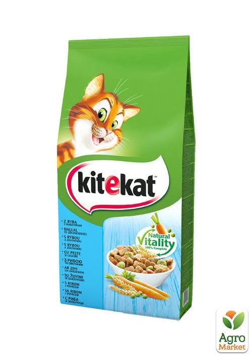 

Корм для котов Kitekat Рыба с овощами 12 кг