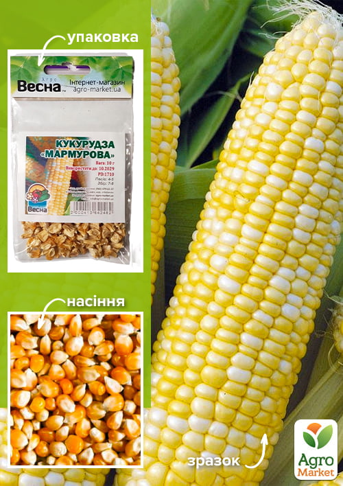 

Кукурудза Мармурова (Зипер) ТМ Весна 10г