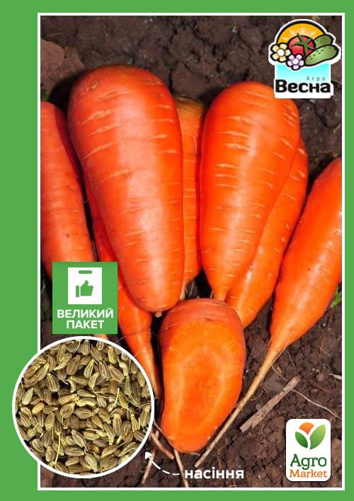 

Морква Шантане (Великий пакет) ТМ Весна 4г