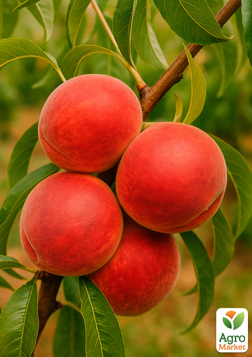 

Персик Роял Ві (літній сорт, середній термін дозрівання)