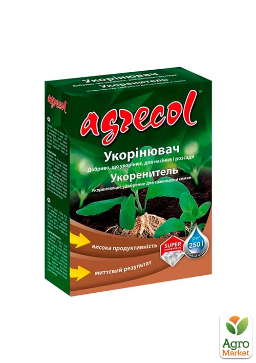 

Удобрение для укоренения саженцев и семян (кристаллическое) 5-13-5 ТМ Agrecol 200г