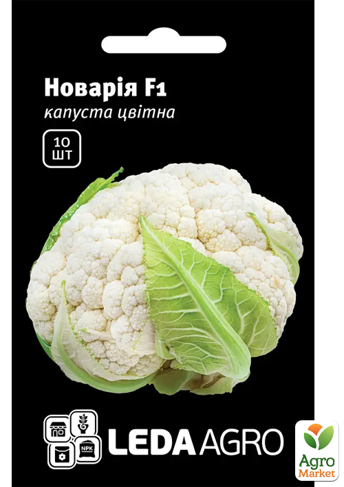 

Капуста цветная Новария F1 ТМ Leda Agro 10шт