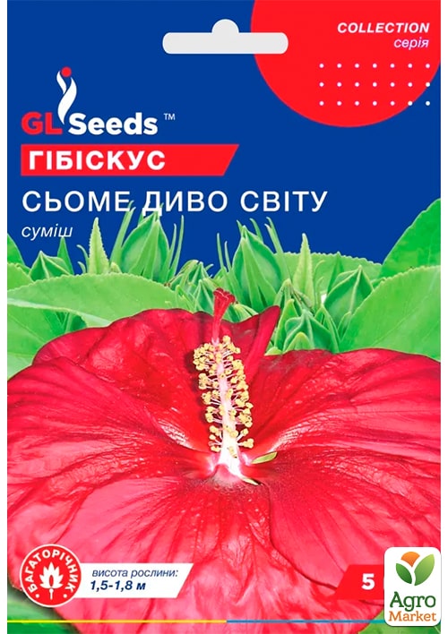 

Гибискус Седьмое чудо света ТМ GL SEEDS 5шт