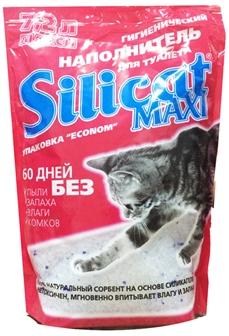 Silicat Maxi Cиликагелевый наполнитель для кошачьего туалета 3 кг (6885060)1