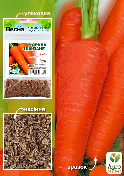 

Морква Шантане (Зипер) ТМ Весна 5г