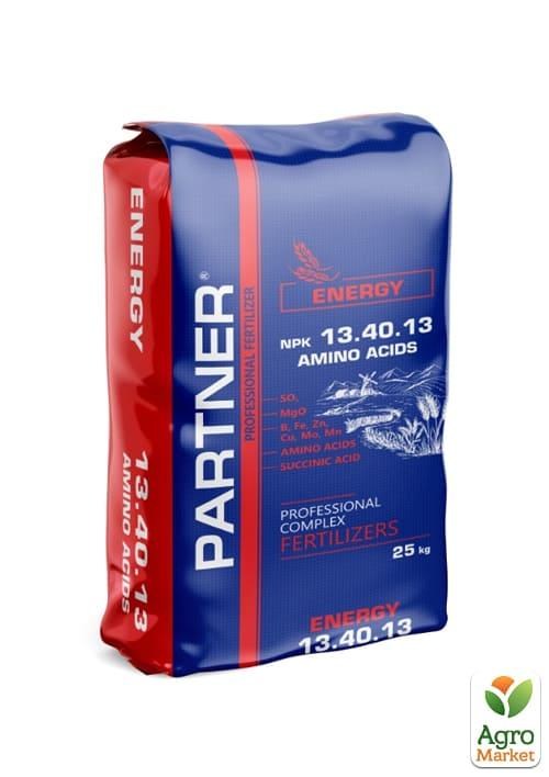 

Комплексное Удобрение NPK ENERGY 13.40.13+АМК+МЕ ТМ Partner 25 кг