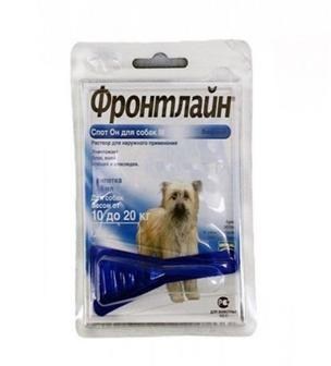 Средства от блох и клещей Фронтлайн Монопипетка от блох и клещей M для собак 10-20 кг   1 г (0310480)
