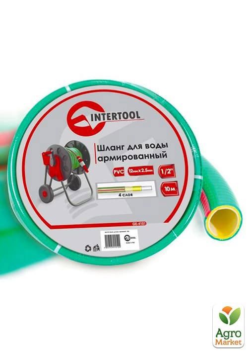 

Шланг для воды 4-х слойный 1/2", 10 м, армированный, PVC INTERTOOL GE-4101