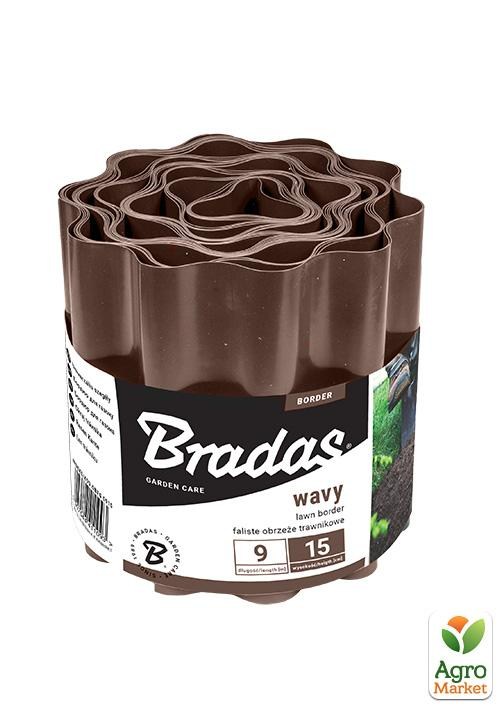 

Бордюр волнистый, 9м*25см, коричневый, ТМ Bradas OBFB 0925