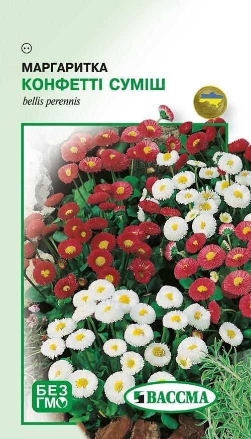 Маргаритка "Конфетти смесь" ТМ "ВАССМА" 0.1г