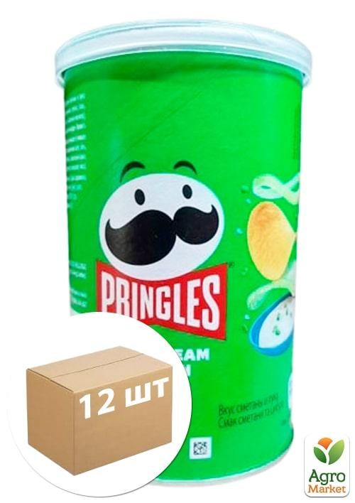 Чипсы ТМ "Pringles" Cheese Onion ( Сыр-лук) 40 г упаковка 12 шт