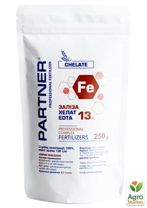 

Хелат железа Fe 13% EDTA ТМ Partner 250 г