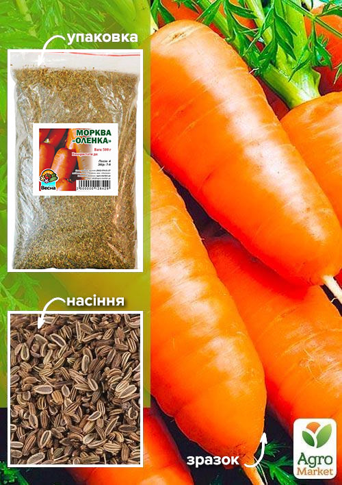 

Морковь Аленка ТМ Весна 500г