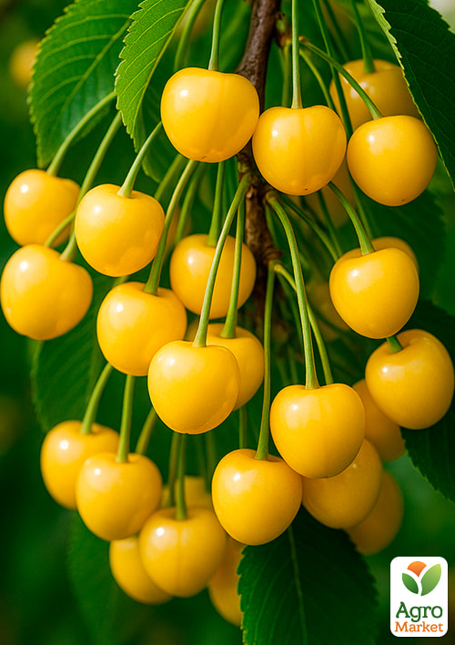 

Черешня желтая Млиевская желтая (летний сорт, средний срок созревания)