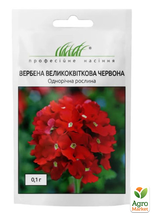 

Вербена крупноцветковая Красная ТМ Профессиональные семена 0.1г