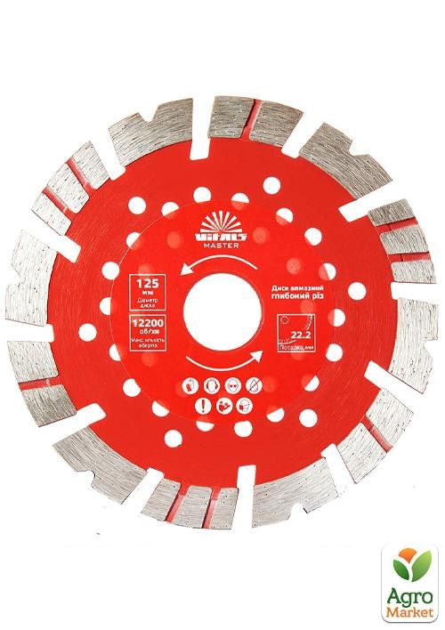 

Диск алмазный Vitals Master Глубокий Рез 125×22.2×12 мм