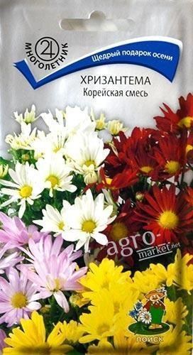 Хризантема "Корейская смесь" ТМ "Поиск" 0.05г