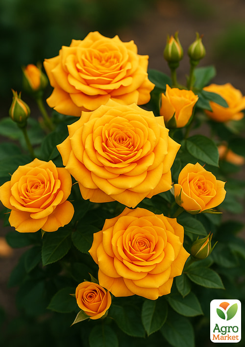 

Роза мелкоцветковая (спрей) Клементина (саженец класса АА+) высший сорт