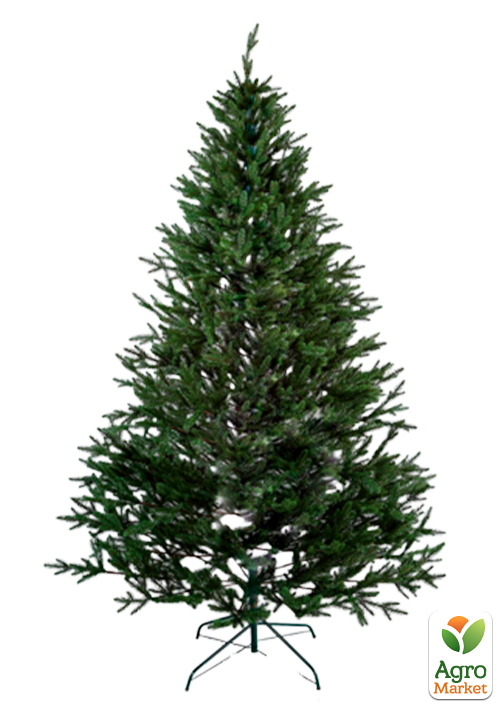 

Новорічна ялинка штучна Альпійська висота 210см (пишна, зелена) Святкова красуня!