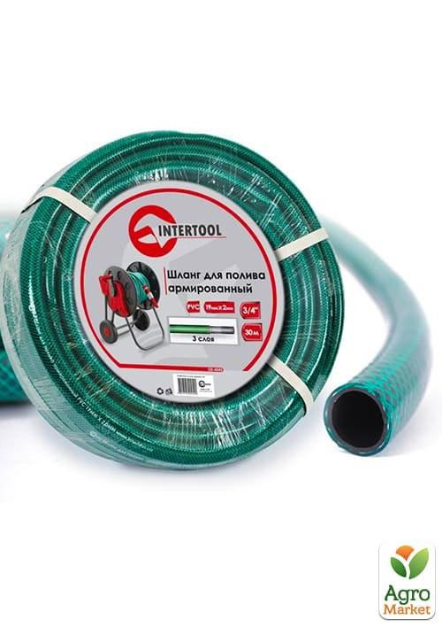 

Шланг для полива 3-х слойный 3/4", 30 м, армированный PVC INTERTOOL GE-4045