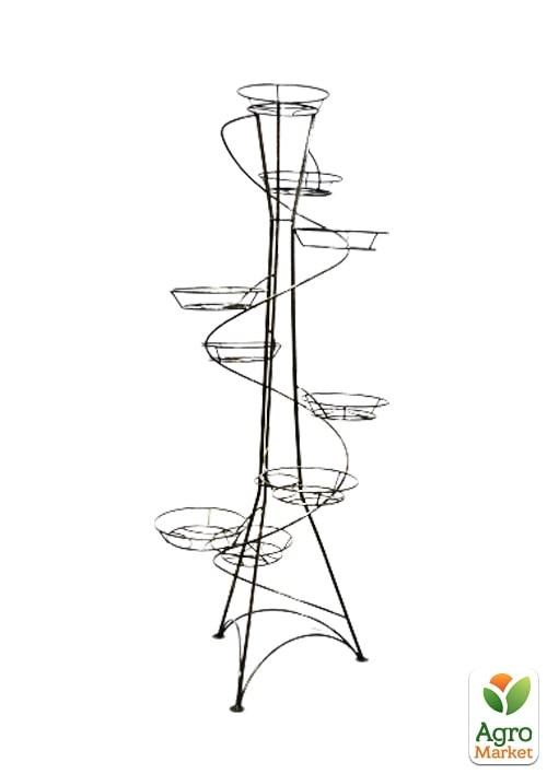 

Подставка "Башня-спираль" на 9 вазонов, высота 140см