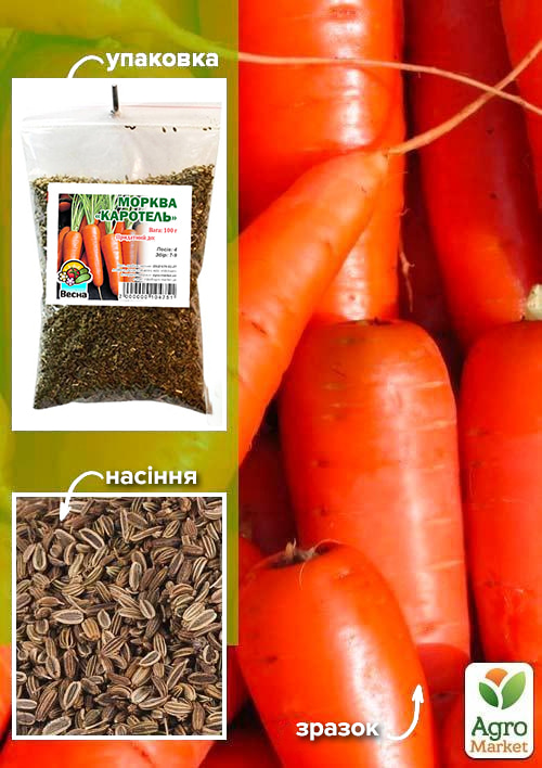 

Морква Каротель ТМ Весна 100г