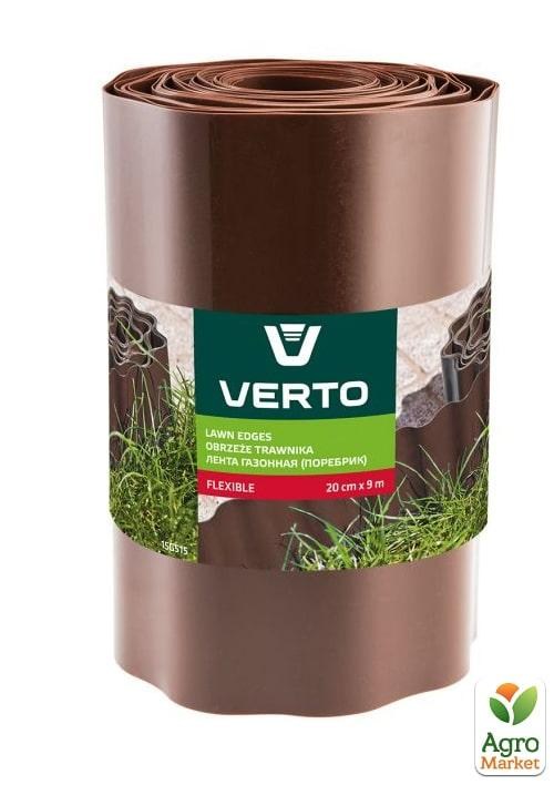 

Лента бордюрная садовая 20 см x 9 м, коричневая ТМ VERTO 15G515