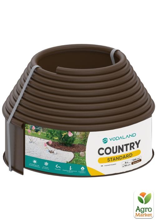 

Бордюр садовый пластиковый Country Standard H100 6м коричневый (82952-6-BN)