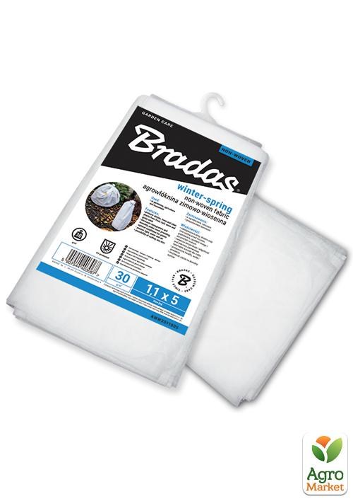 Агроволокно 30 г/м² зимне-весеннее белое 1,6х5м, Bradas AWW3016005