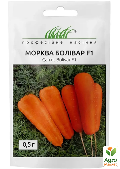 

Морква Болівар F1 ТМ Професійне насіння 0,5г