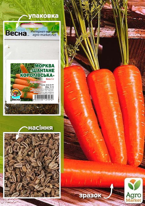 

Морква Шантане королівська (Зипер) ТМ Весна 5г