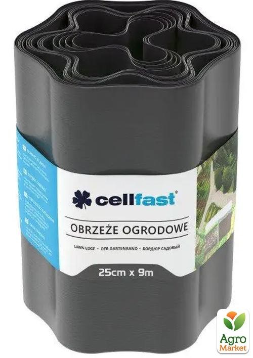 

Бордюр газонный волнистый /графит/ 25 см x 9 м Cellfast (30-054)