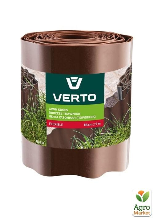 

Лента бордюрная садовая 15 см x 9 м, коричневая ТМ VERTO 15G514