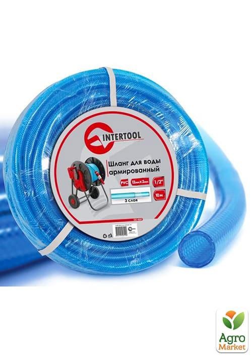 

Шланг для воды 3-х слойный 1/2", 10 м, армированный, PVC INTERTOOL GE-4051