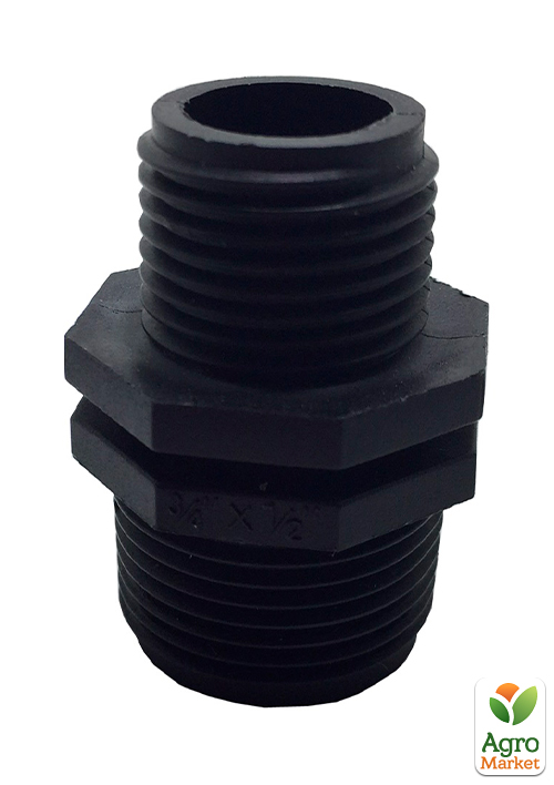 

Адаптер - ниппель с наружной резьбой 1/2 - 3/4 ТМ Aquapulse АР1032