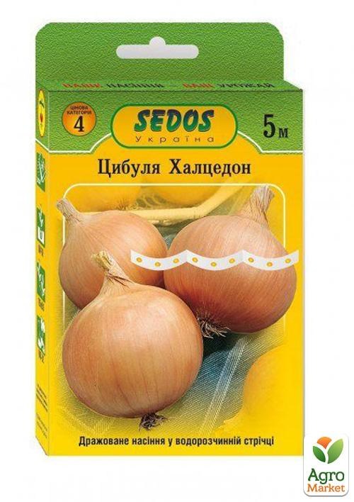 Цибуля "Халцедон" ТМ "Sedos" 5м насіння на стрічці