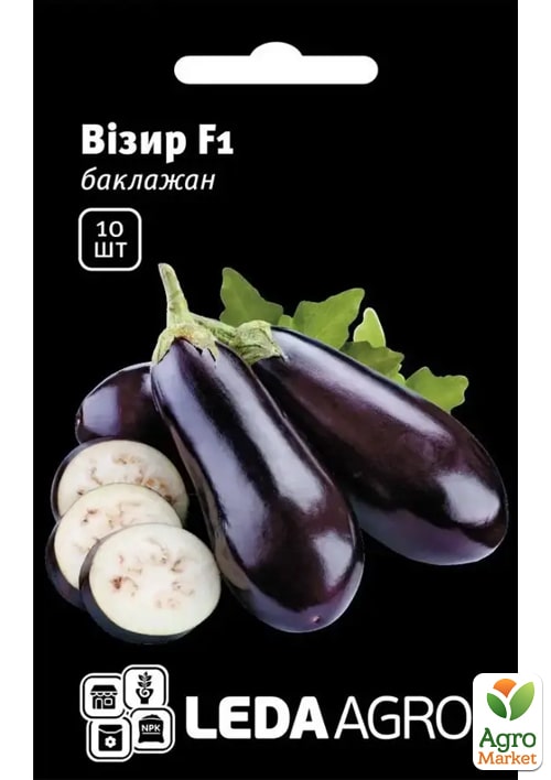 

Баклажан Візир F1 ТМ Leda Agro 10шт