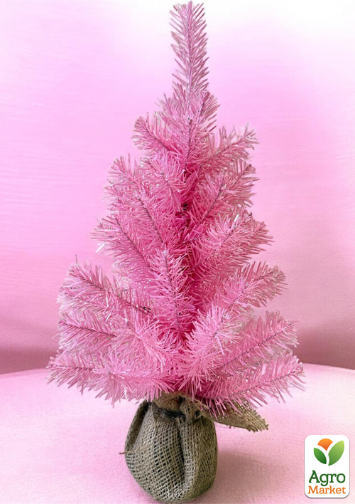 

Новорічна ялинка штучна Рожева казка висота 35см. Святкова красуня!