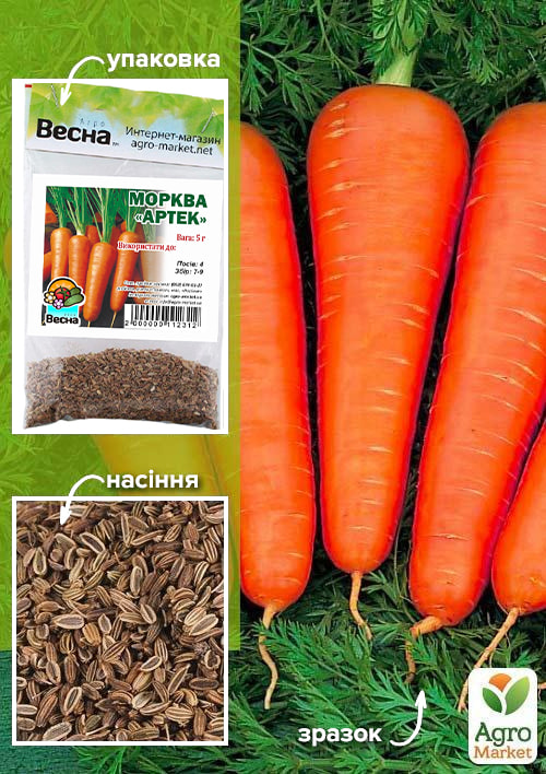 

Морква Артек (Зипер) ТМ Весна 5г