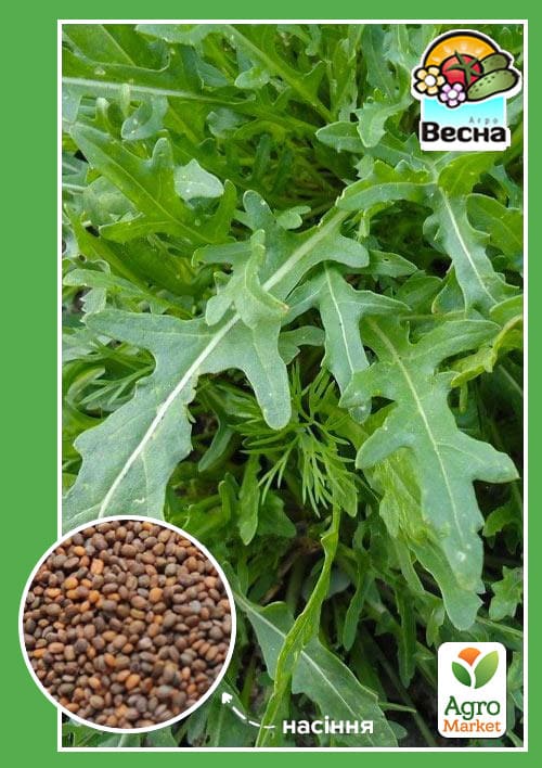 

Рукола Крупнолистий ТМ Весна 1г