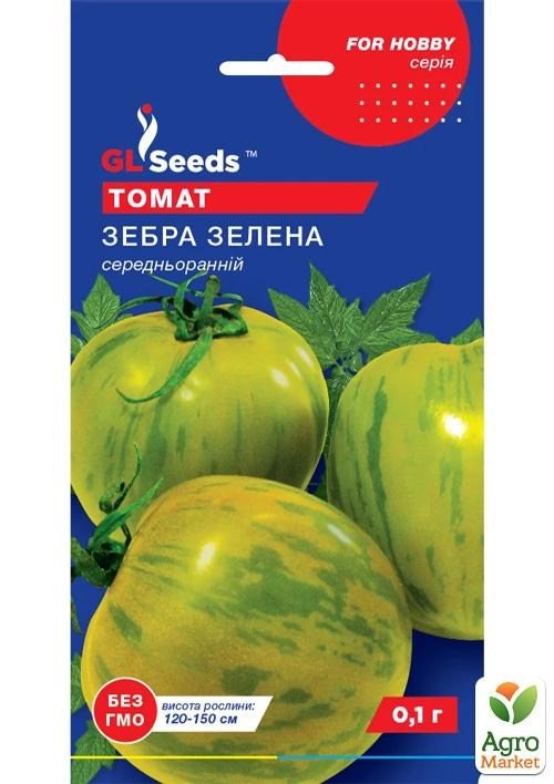 

Томат Зебра зелена ТМ GL SEEDS 0.1г