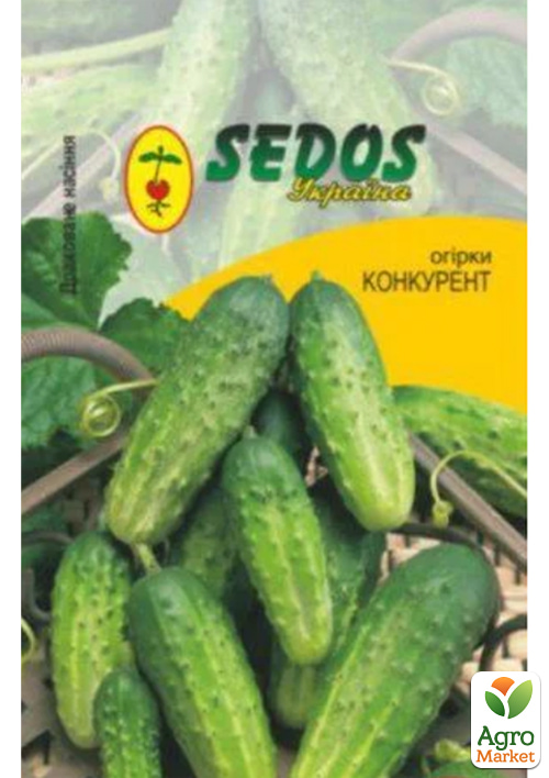 

Огірок дражований Конкурент ТМ SEDOS 30шт