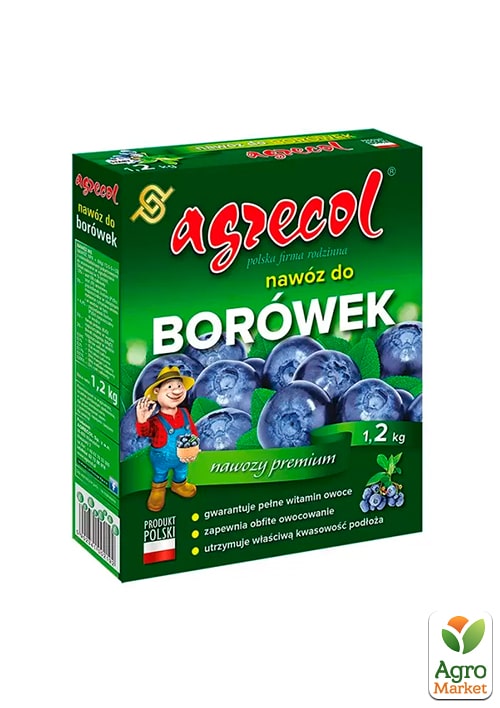 

Удобрение для черники и голубики 13-5-5 ТМ Agrecol 1.2кг
