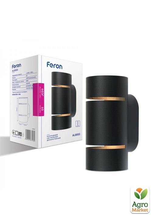 Настенный накладной светильник Feron AL8003 черный (40167)