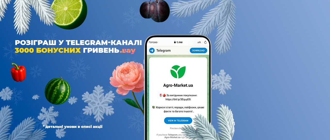 3000 бонусних гривень за підписку на Telegram-канал!