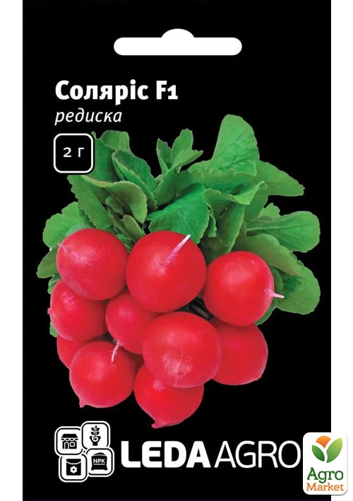

Редис Солярис F1 ТМ Leda Agro 2г