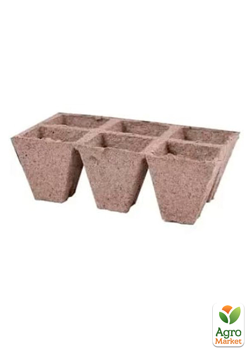 

Торф'яна касета 8х8см. (6 горщиків) ТМ Jiffy 1шт.